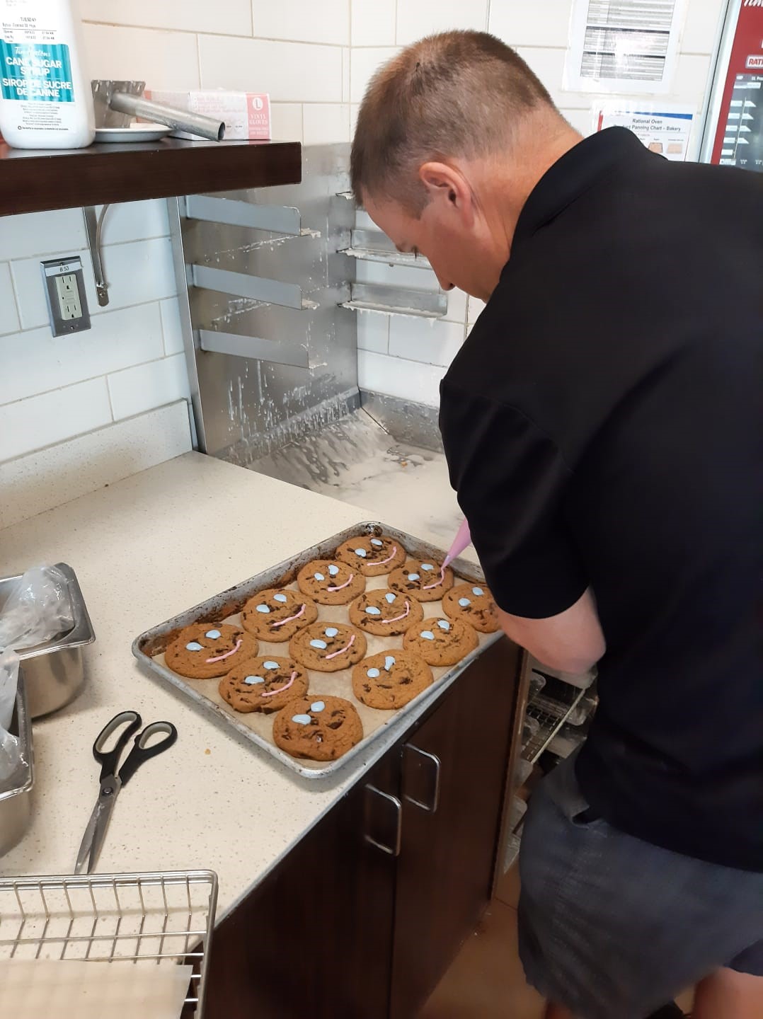 Schooley-Mitchell-Ontario-Michael-Baznick-community-involvement-tim-hortons-smile-cookies-2022-03