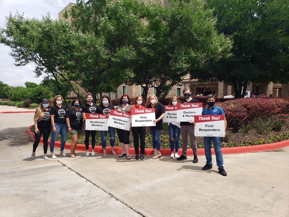 Schooley-Mitchell-Texas-cost-reduction-services-community-involvement-Flower-Mound-Chamber-of-Commerce-drive-thru-parade-picture-four