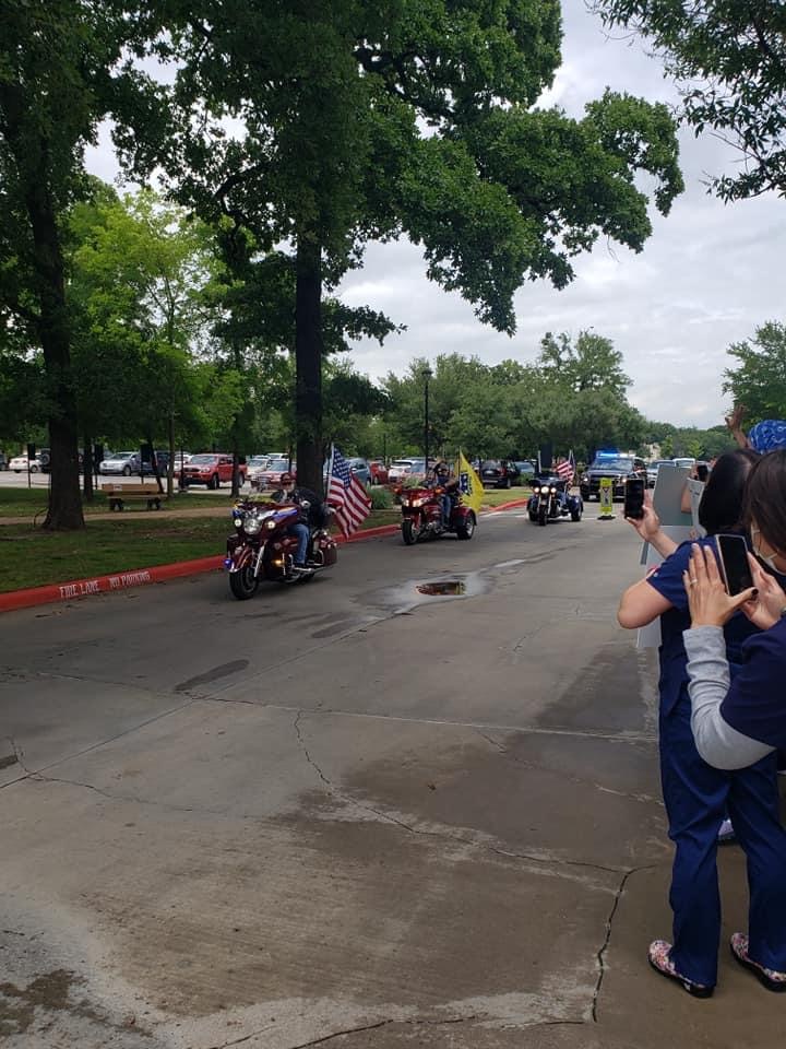 Schooley-Mitchell-Texas-cost-reduction-services-community-involvement-Flower-Mound-Chamber-of-Commerce-drive-thru-parade-picture-one