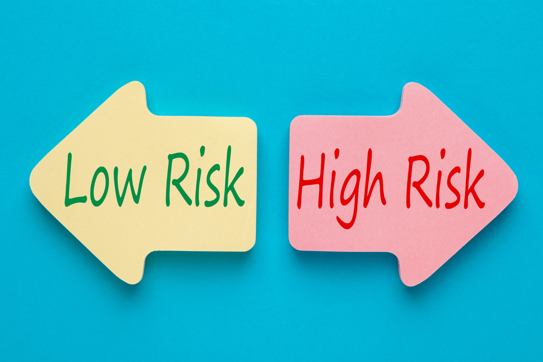 High risk. High risk Low risk. Low risk картинка. High Low risk картинка для презентации.
